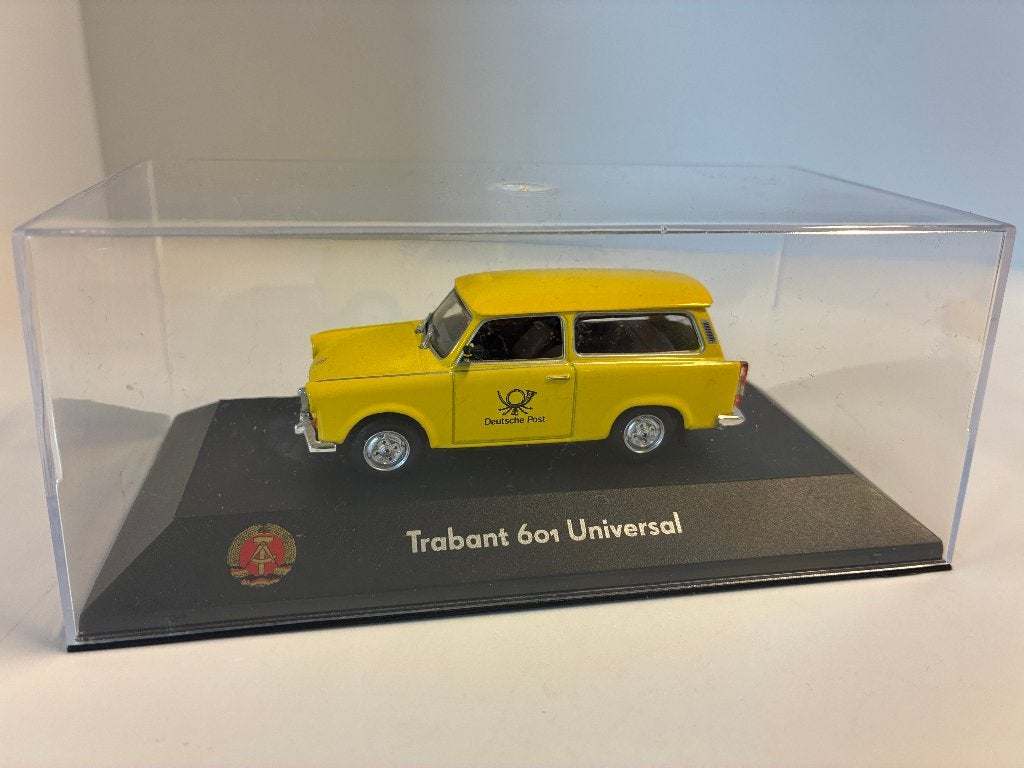 27384: Trabant 601 Universal "Deutsche post" - Atlas 1:43, Auto, Ophalen of Verzenden, Zo goed als nieuw, Bachsatztstr. 54 D 72131 Ofterdingen, Germany