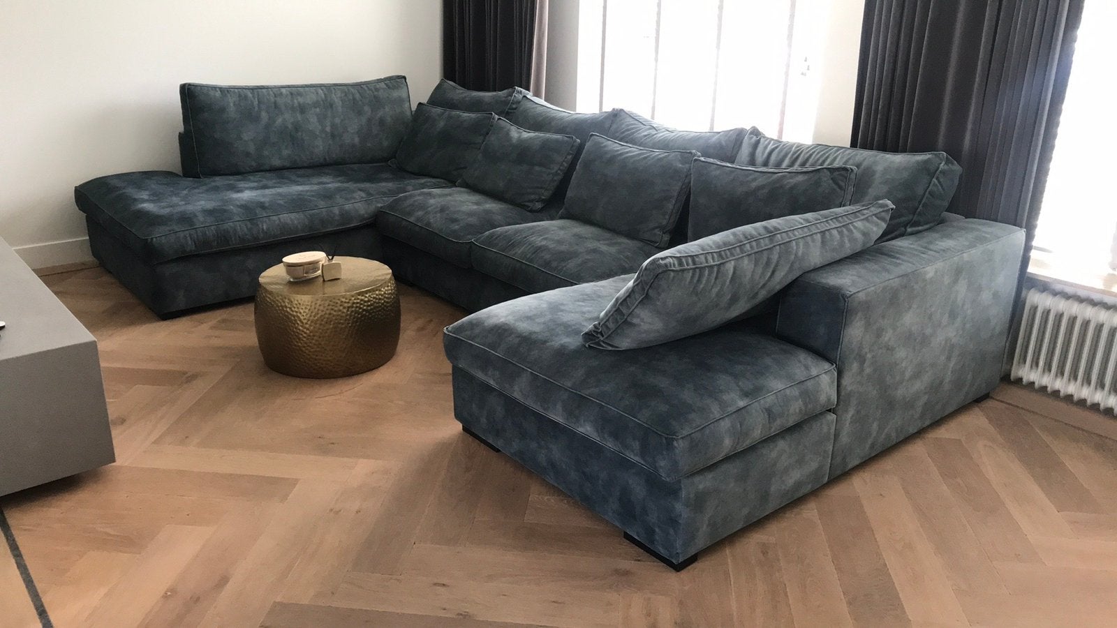 Hoekbank Annabelle, Ophalen, Zo goed als nieuw, Stof