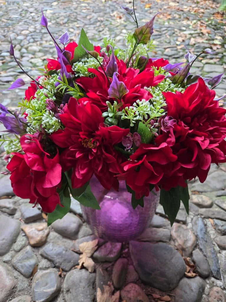 DAHLIA KUNST BOEKET, Ophalen of Verzenden, Nieuw