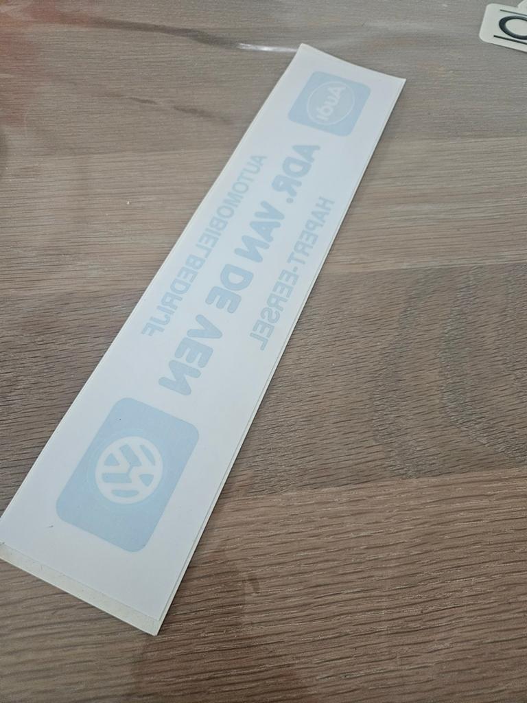 Audi Vw Hapert sticker, Ophalen of Verzenden