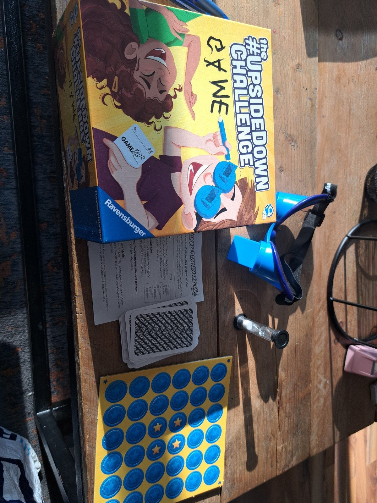 The Upside Down Challenge Spel - Ravensburger, Drie of vier spelers, Ophalen of Verzenden, Zo goed als nieuw, Ravensburger