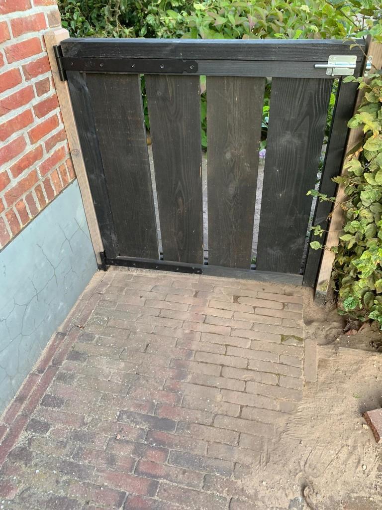 Douglas houten hekwerk, balustrade, raster, poort,afsluiting, Tuin en Terras, Ophalen, Nieuw, Hout, Tuinhek