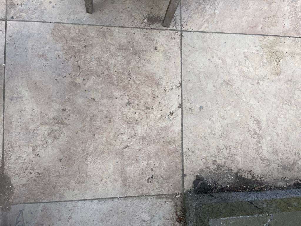 Gebruikte terrastegels van beton - 40 m² of meer, Tuin en Terras, Tegels en Klinkers, Ophalen, Gebruikt, 10 m² of meer, Beton