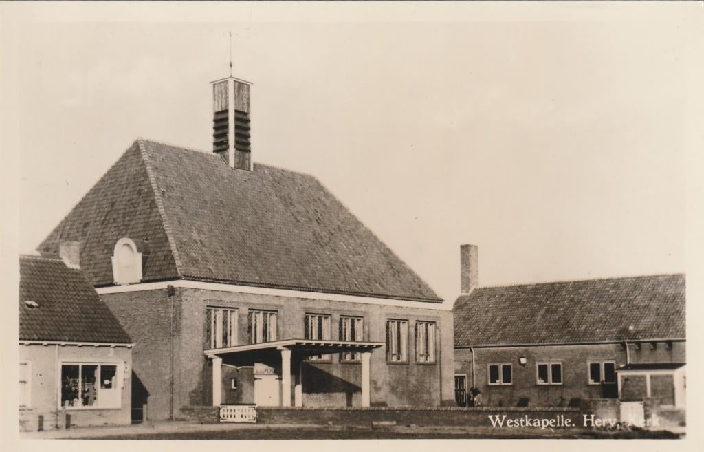 WESTKAPELLE Herv. Kerk, Verzenden, 1940 tot 1960, Ongelopen, Zeeland