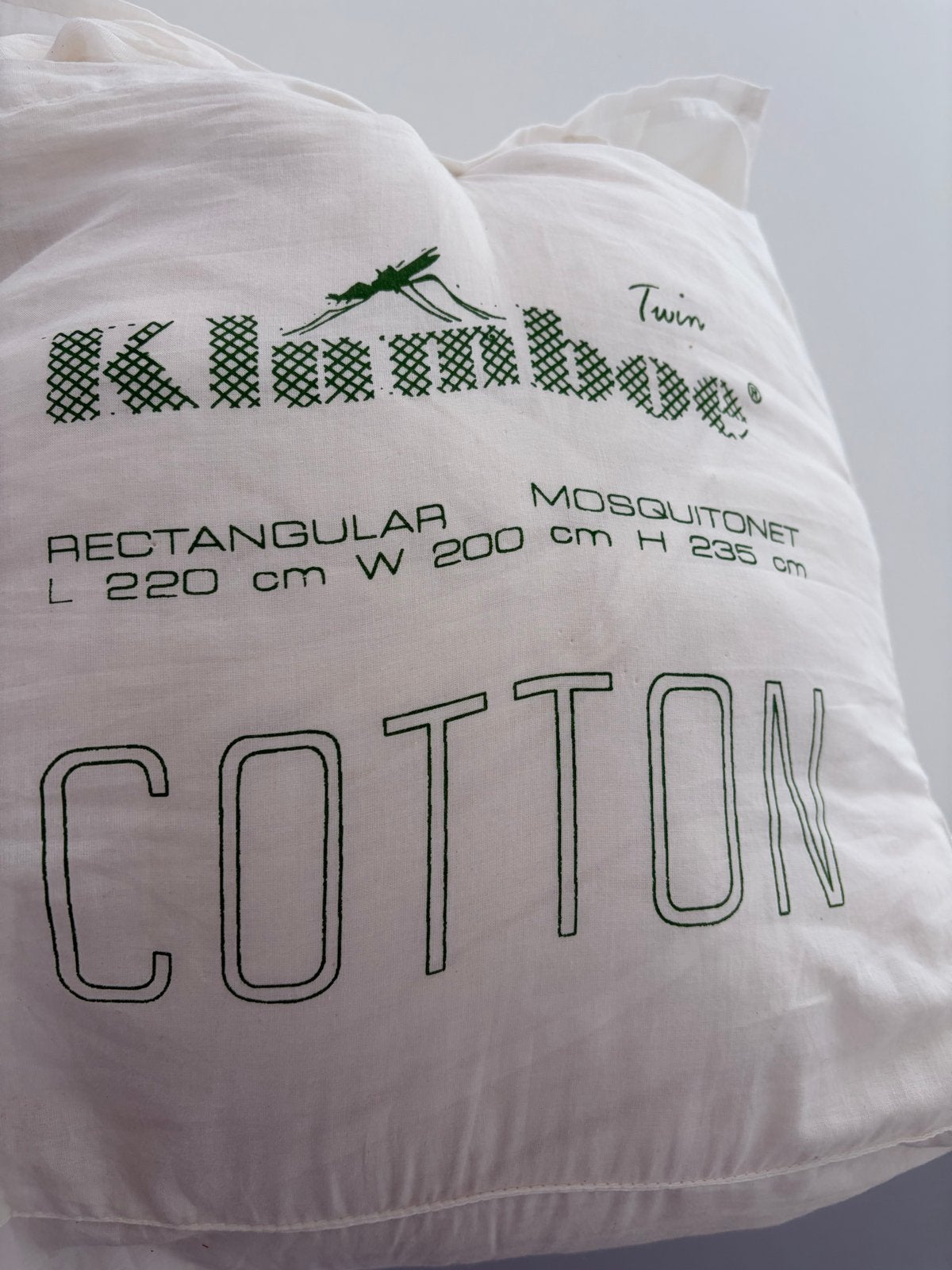 Klamboo  Katoenen Klamboe - Rechthoekig, Twin, Ophalen of Verzenden, Nieuw