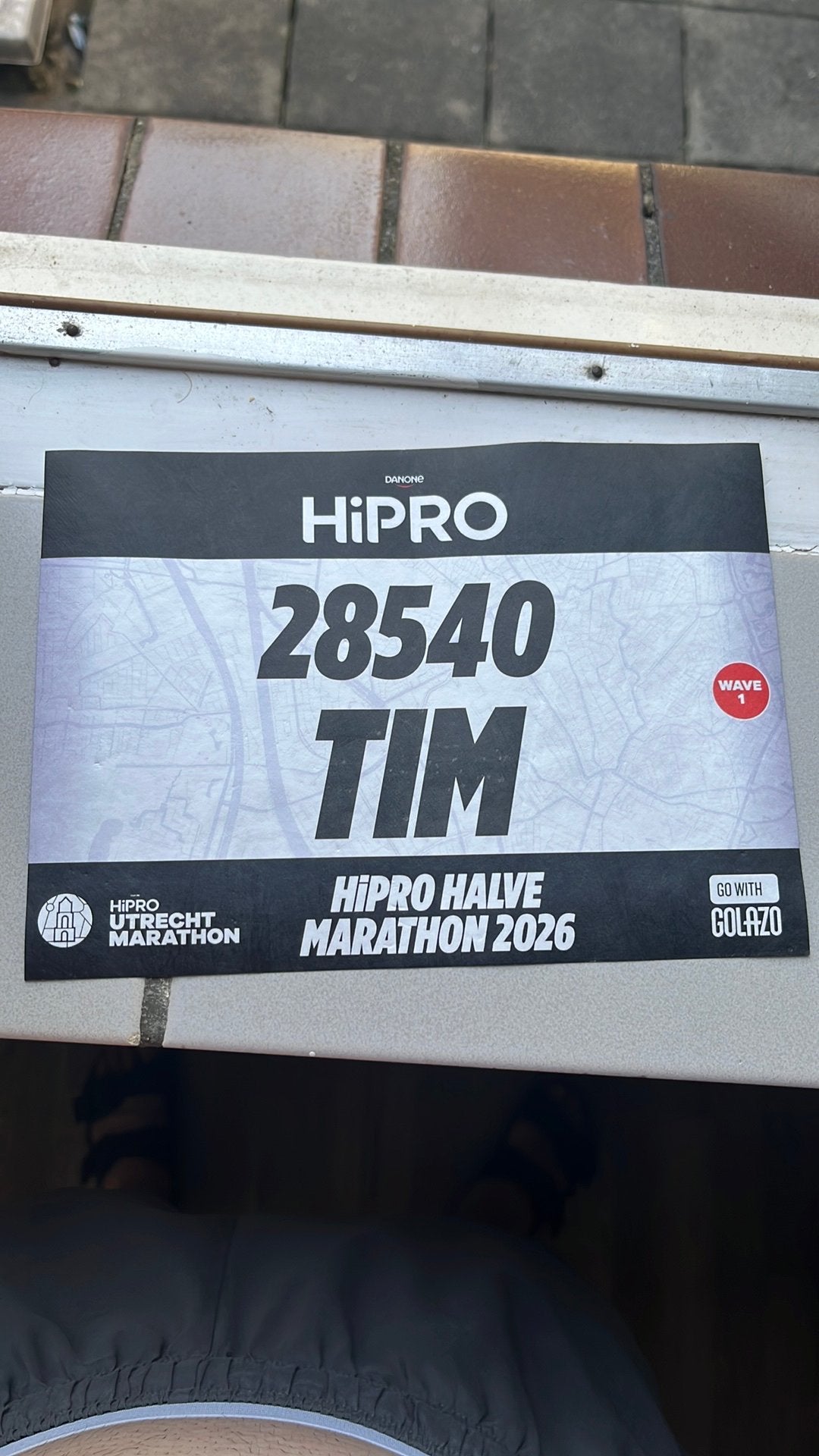 Ticket halve marathon Hipro Utrecht (Wave 1), Eén persoon