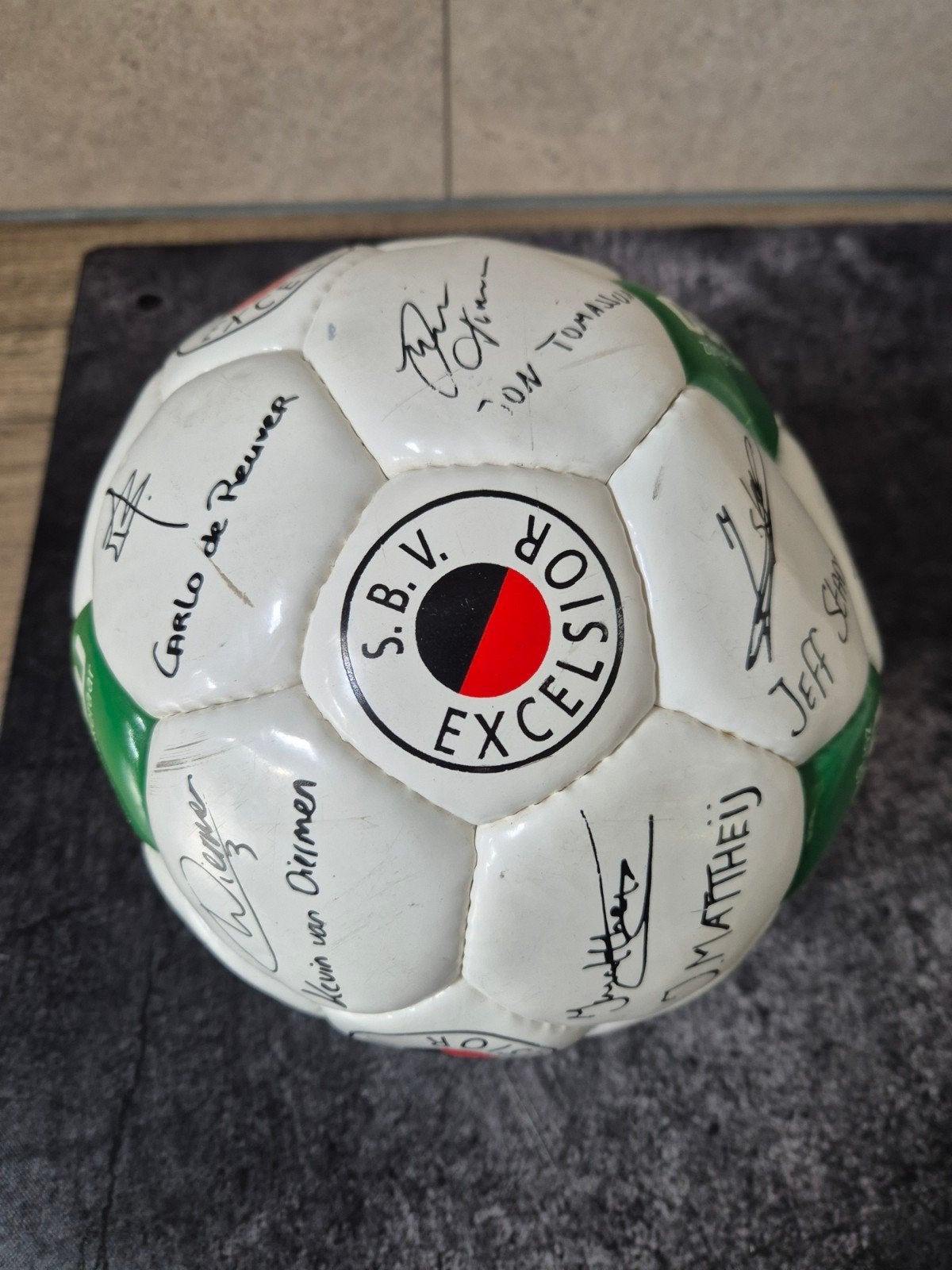 Spelers handtekeningen Excelsior, Maat XL, Ophalen of Verzenden, Bal