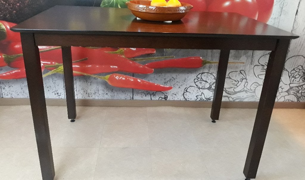 Eetkamertafel rechthoekig 110x70x76, Ophalen, Gebruikt, 100 tot 150 cm, 50 tot 100 cm