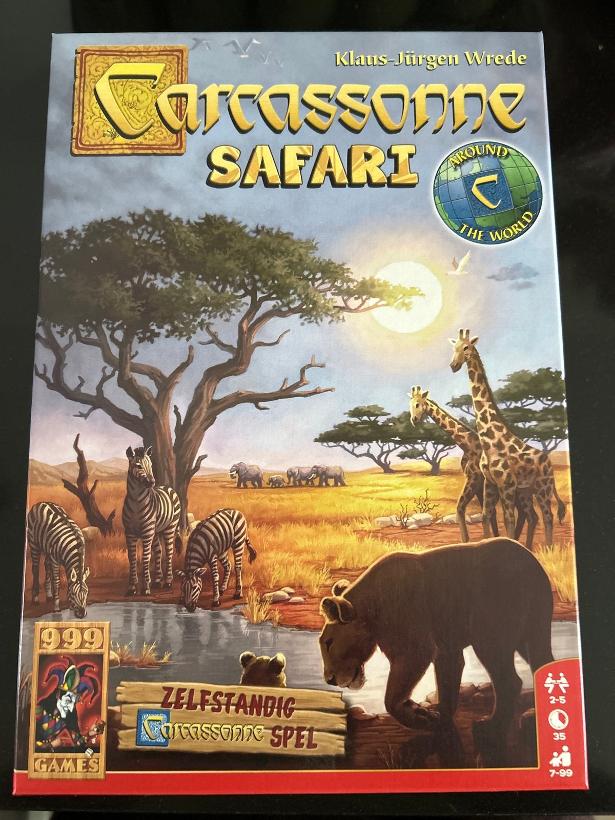 Carcassonne Safari - Zelfstandig bordspel, Hobby en Vrije tijd, Gezelschapsspellen | Bordspellen, Vijf spelers of meer, Ophalen