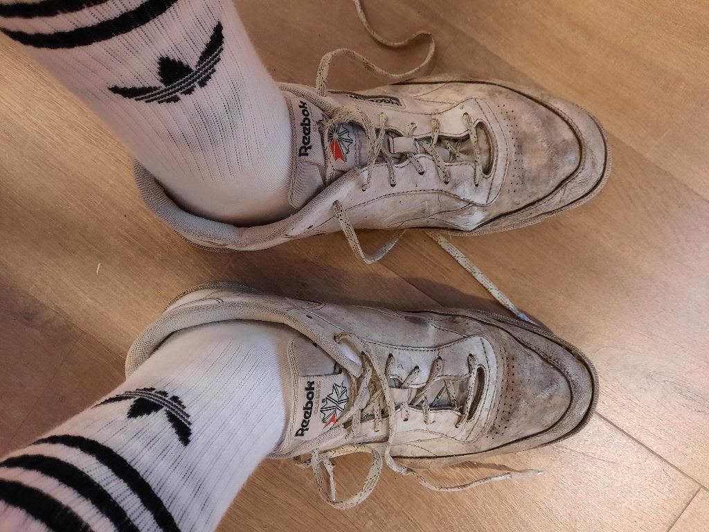 Reeboks maat 50 (!!!) afgedragen, Verzenden, Wit, Sneakers of Gympen, Reebok