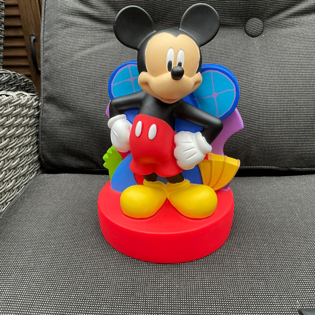Nieuwe Disneyland Parijs Mickey Mouse Tirelire spaarpot, Verzamelen, Disney, Ophalen, Mickey Mouse, Nieuw, Beeldje of Figuurtje