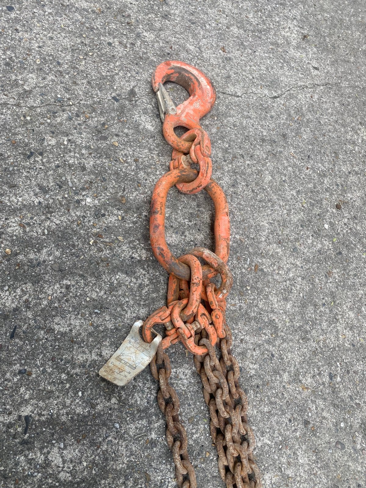 Viersprong ketting, Doe-het-zelf en Verbouw, Ophalen of Verzenden, Zo goed als nieuw