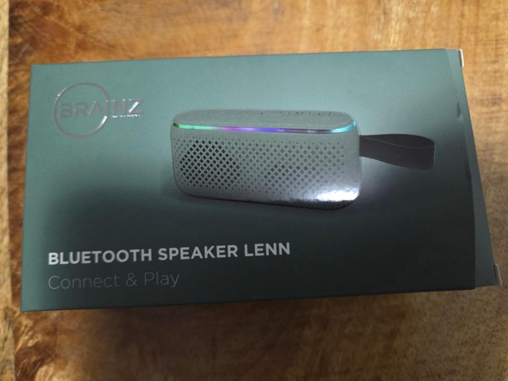BRAINZ Bluetooth Speaker Lenn S155 met LED verlichting, Ophalen of Verzenden, Nieuw