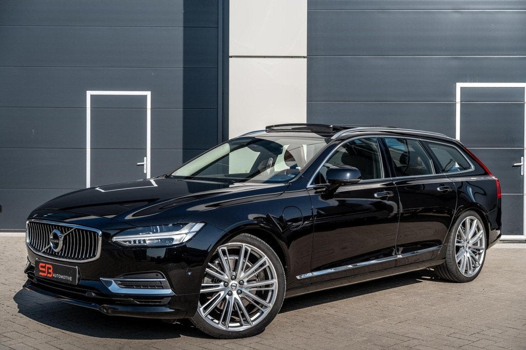 Volvo V90 2.0 T8 AWD Inscription Leder|Memory|Pano|BOMVOL!, Auto's, Volvo, Automaat, V90, 4 cilinders, 1969 cc