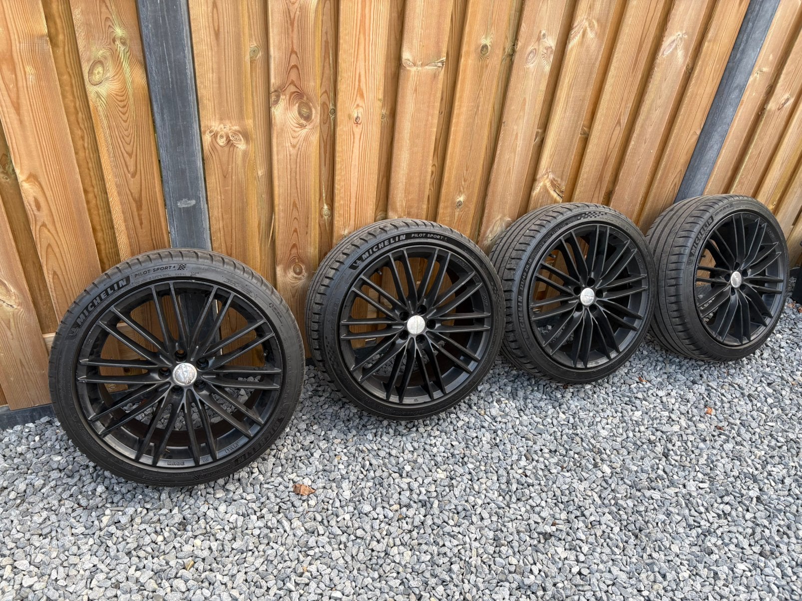 5x100 18inch velgen incl michelin banden, Ophalen, 18 inch, Velg(en), Zomerbanden