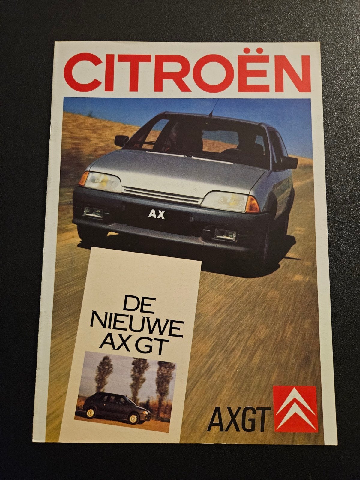 Brochure Citroën AX GT 1988, Ophalen of Verzenden, Zo goed als nieuw, Citroën