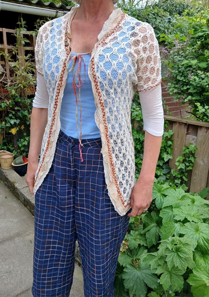 Soort van Boho vestje, Kleding | Dames, Ophalen of Verzenden, Gedragen, Maat 38/40 (M)