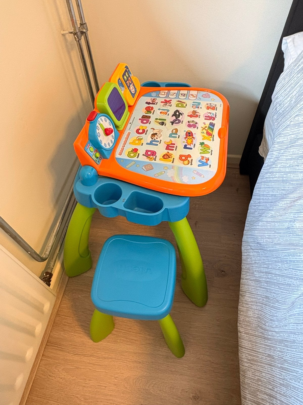 VTech Magisch Speel- en LeerBuro met Krukje, Ophalen, Gebruikt, Knutselen, Met geluid