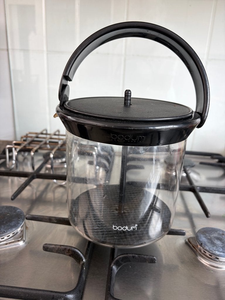 Bodum theepot, Huis en Inrichting, Keuken | Servies, Ophalen, Gebruikt, Overige merken, Glas