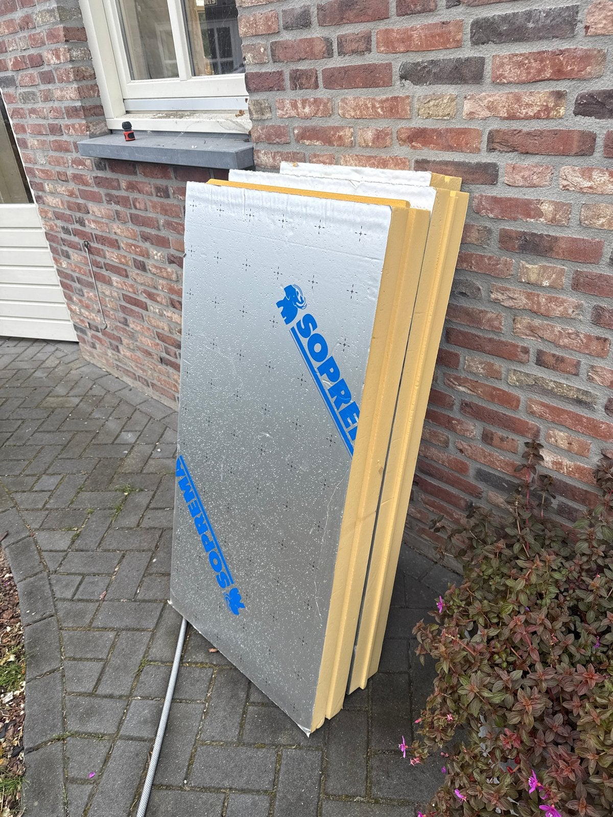 Sopraan isolatieplaten tand en groef 120mm dik, Ophalen, Gebruikt, 12 cm of meer, Hardschuim (Pir)