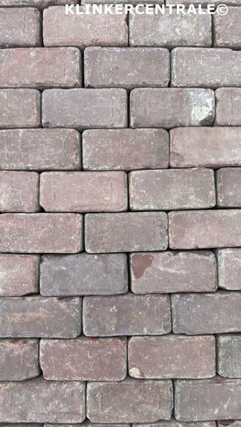 30m2 rood paars gemêleerd gebakken klinkers keiformaat brood, Bij dit gebruikte product niet meer te achterhalen., Gebruikt, Verzenden