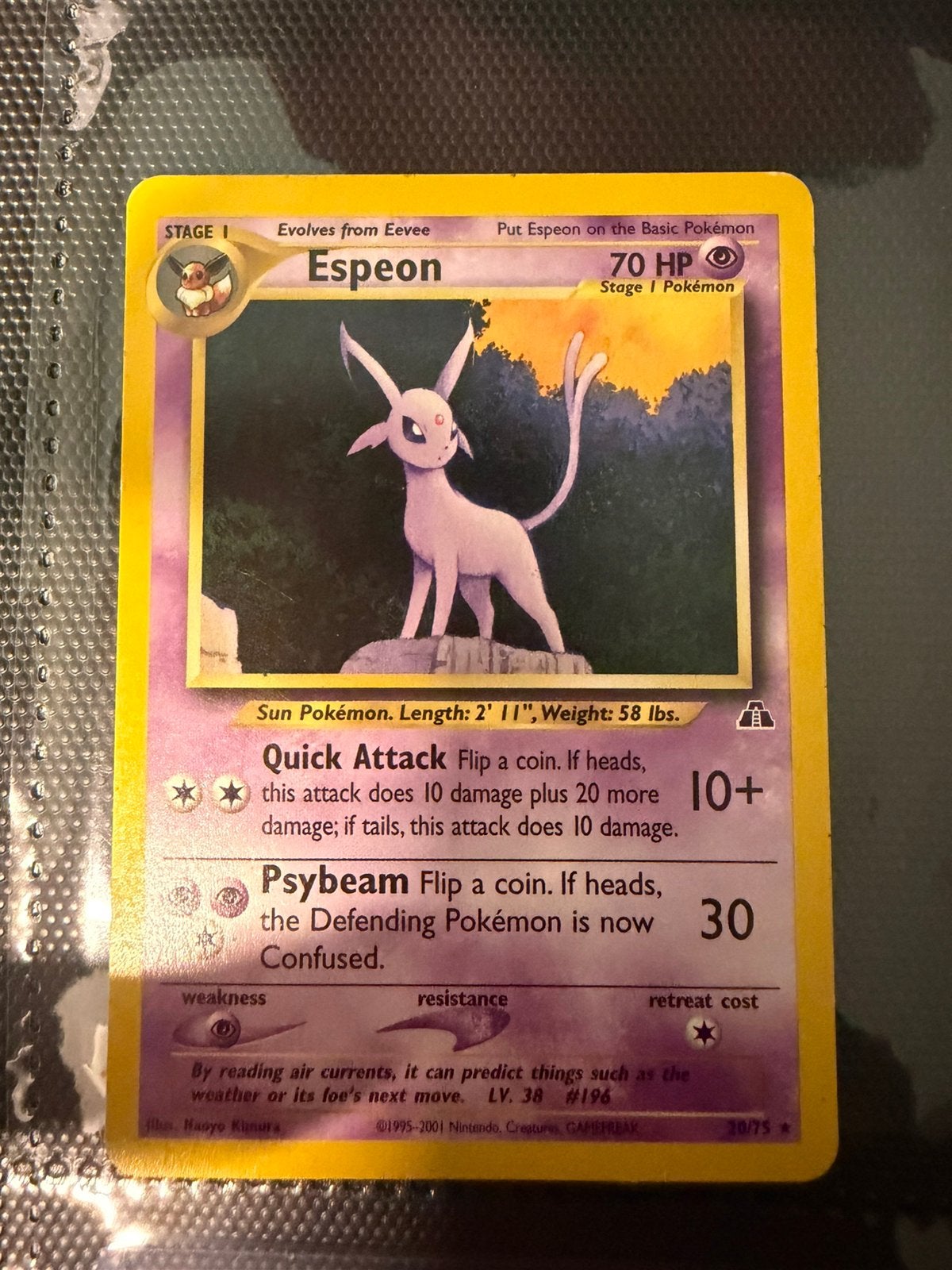 Espeon Neo Discovery, Ophalen of Verzenden, Zo goed als nieuw