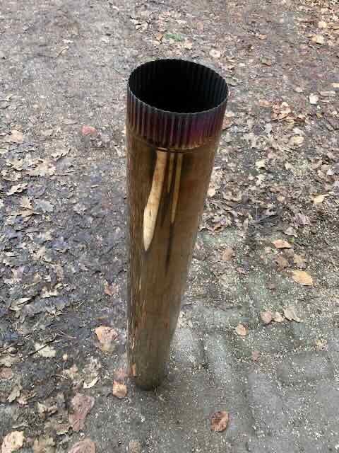 Kachelpijp RVS 120 mm, Ophalen, Rvs, Minder dan 2 meter, 80 mm of meer