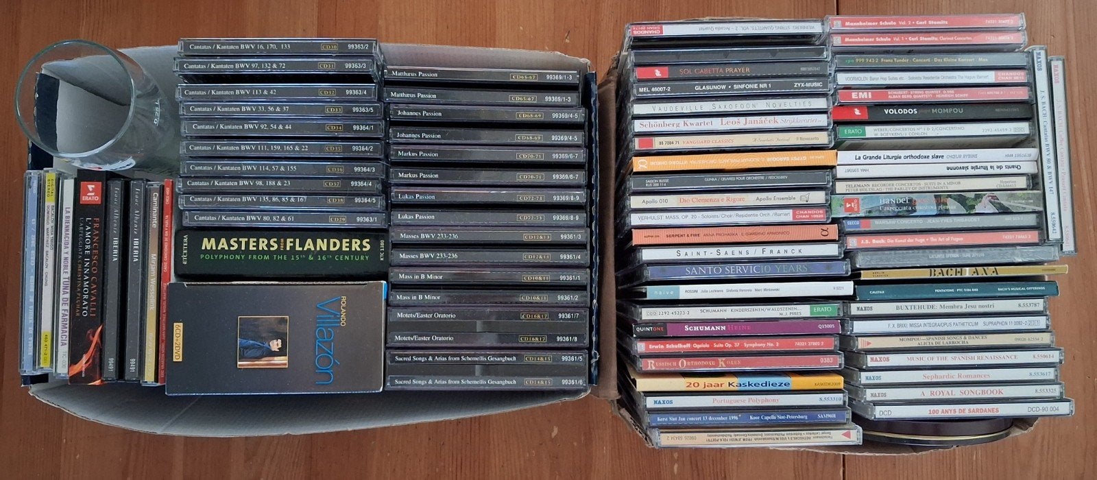 2 Dozen met ruim 80 klassieke CD's - veel Bach, barok, etc., Cd's en Dvd's, Cd's | Klassiek, Gebruikt, Overige typen, Barok, Ophalen