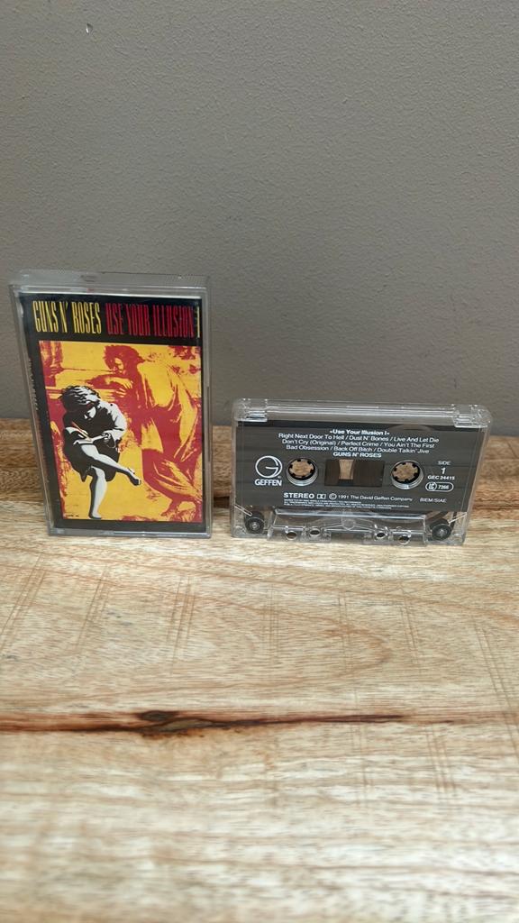 Guns N' Roses - Use Your Illusion I (Cassette), Gebruikt, 1 bandje, Ophalen of Verzenden, Origineel