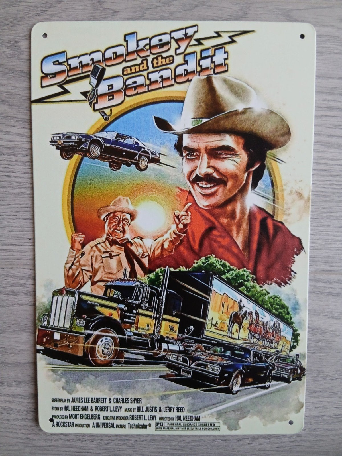 Smokey And The Bandit 20x30 cm Metalen Reclamebord, Ophalen of Verzenden, Nieuw, Reclamebord