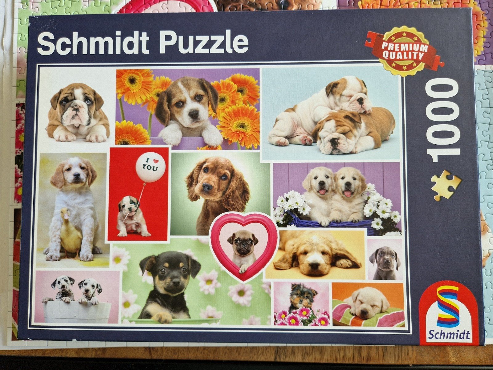 schmidt puzzel 1000 stukjes, Ophalen of Verzenden, 500 t/m 1500 stukjes, Gebruikt, Legpuzzel
