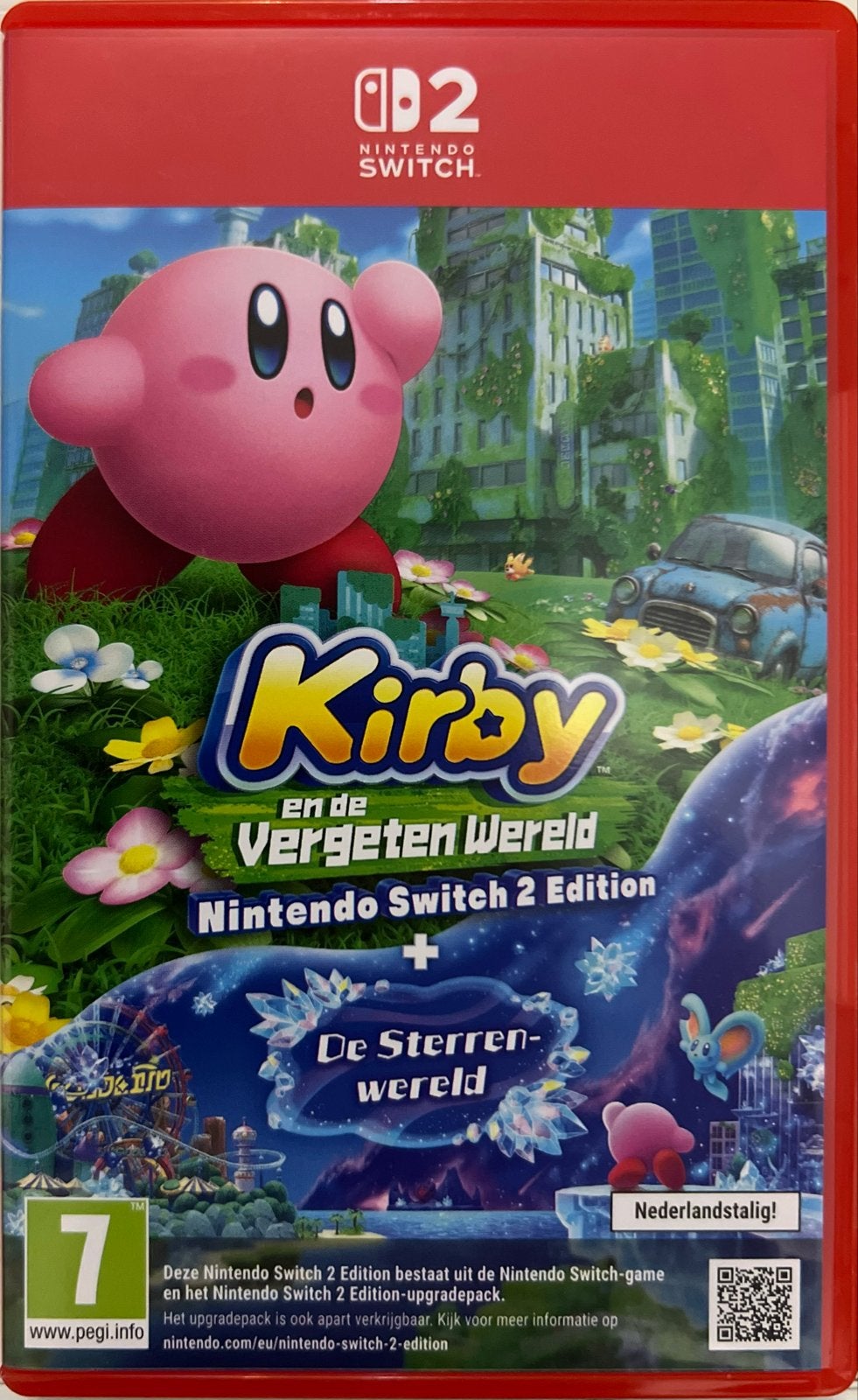 Kirby en de Vergeten Wereld + De Sterrenwereld (Switch 2), Avontuur en Actie, 2 spelers, Eén computer, Ophalen of Verzenden