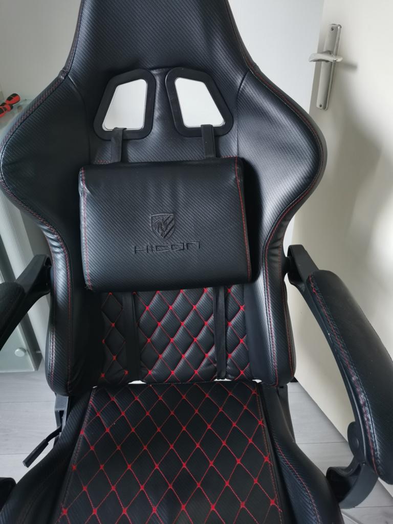 Gaming chair. Hicon, Ophalen of Verzenden, Zwart