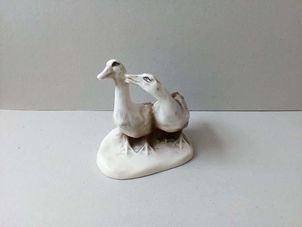 Beeldje ganzen. Vintage. Merkstempel. Made in Holland, Ophalen of Verzenden