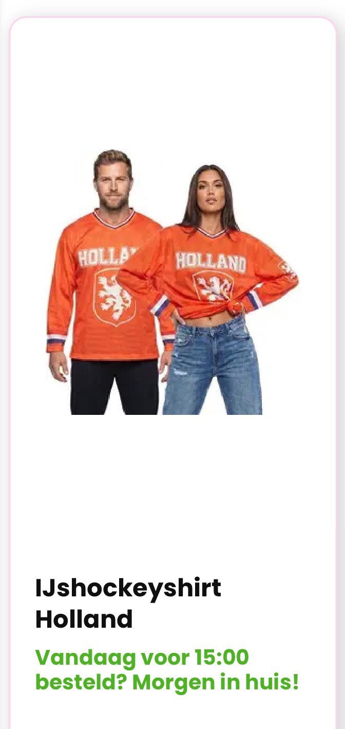 Oranje heren shirt xl, Kleding | Heren, Ophalen of Verzenden, Nieuw, Maat 56/58 (XL), Oranje
