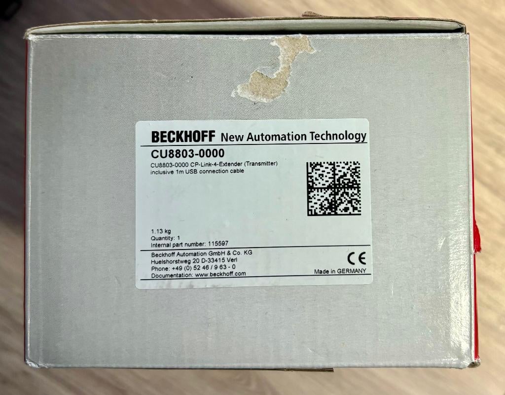 BECKHOFF - CU8803-0000 - Transmitter box for CP-Link, Ophalen of Verzenden, Nieuw