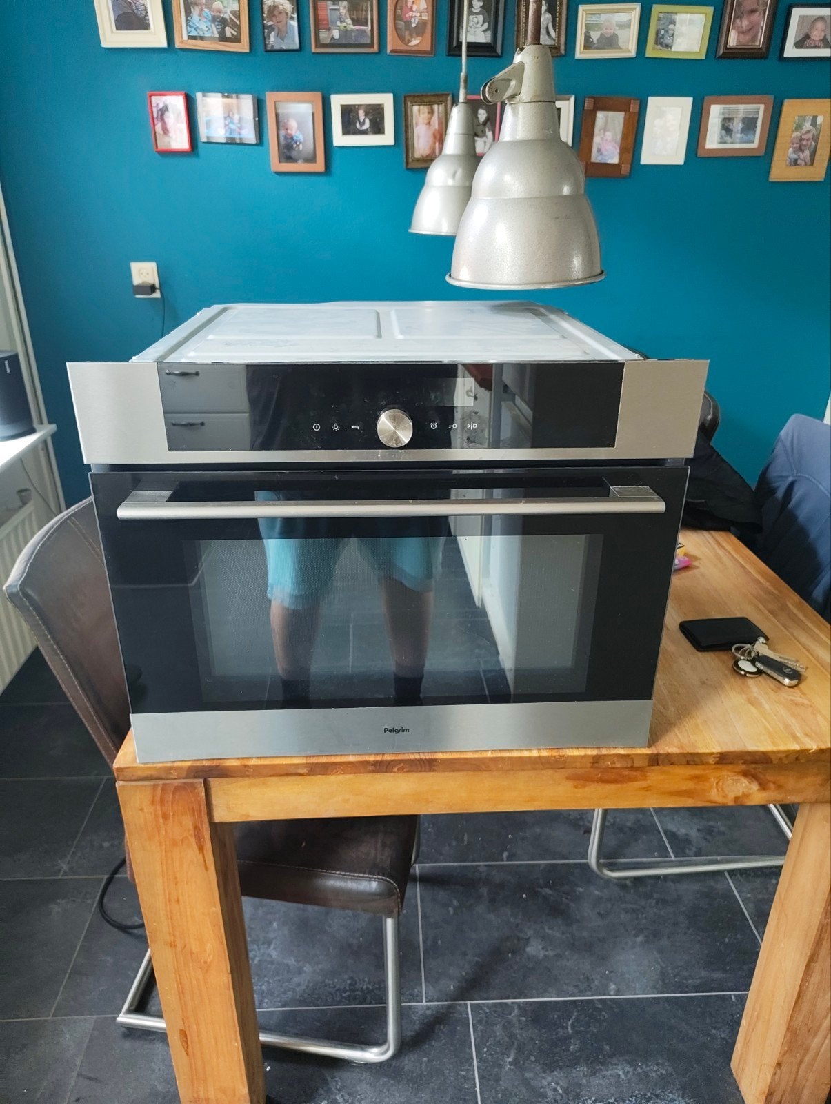 Pelgrim MAC824RVS Combi-oven - Zo goed als nieuw, Ophalen, 45 tot 50 cm, 60 cm of meer, Pelgrim