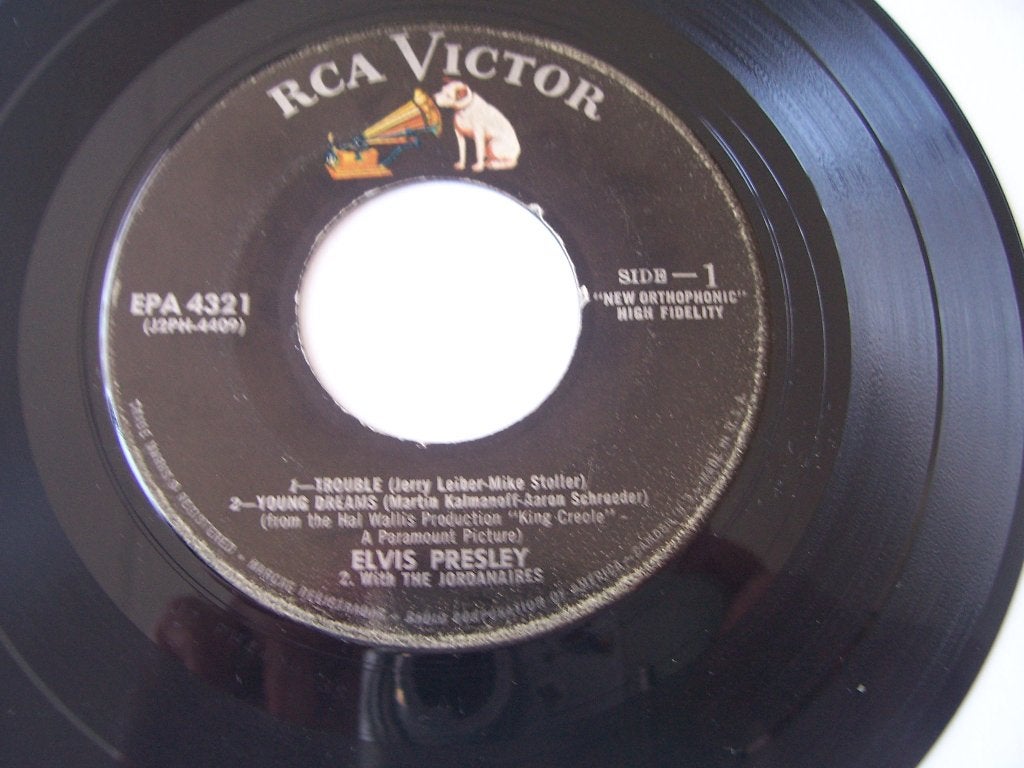 Elvis Presley / RVA EP 4321 / Trouble, Gebruikt, Verzenden, Overige genres, 7 inch