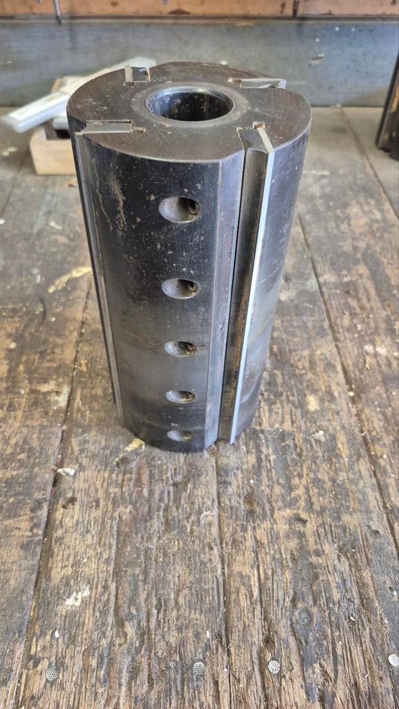 2 stuks  4 zijdige schaafkoppen leitz, Doe-het-zelf en Verbouw, Gereedschap | Machine-onderdelen en Toebehoren, Ophalen