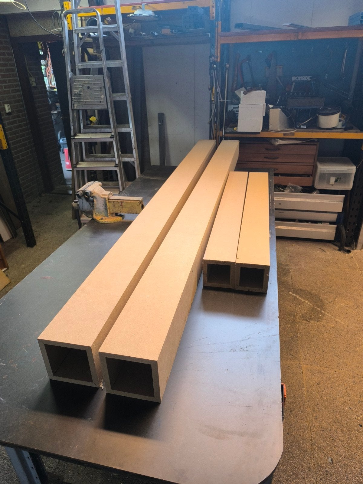 MDF balken of koven 4 stuks, Ophalen