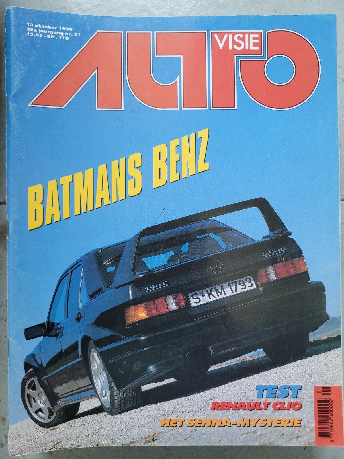 Autovisie nr 21 van 1990, Verzenden, Gelezen, Algemeen