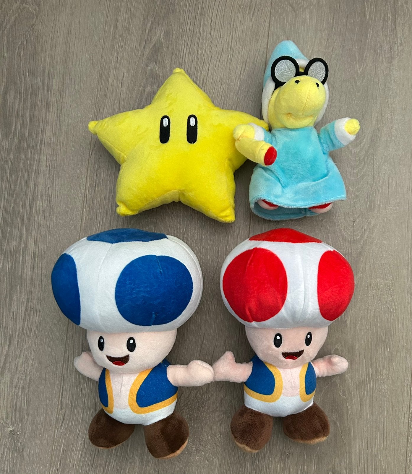 Set Mario knuffels, Ophalen of Verzenden, Zo goed als nieuw, Overige typen