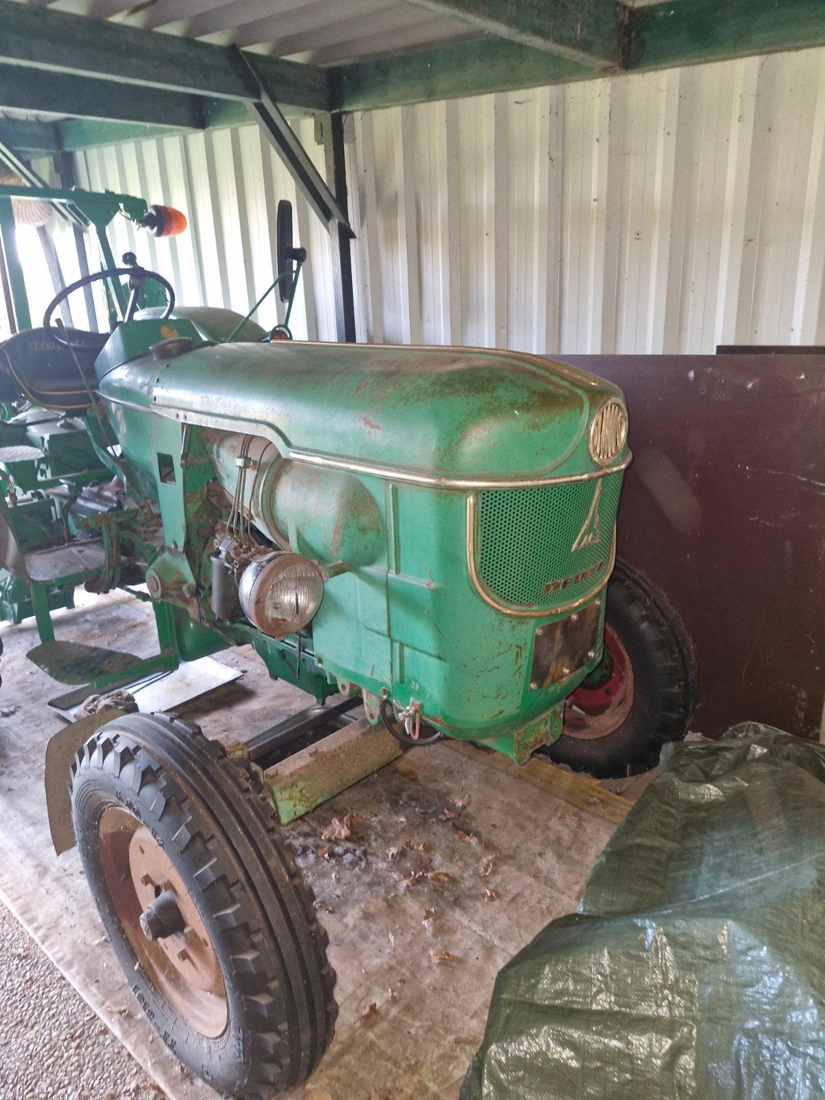 Deutz D 4005 Oldtimer Tractor met Hefmast, Ophalen of Verzenden, Oldtimer, Tot 80 Pk, Tot 2500
