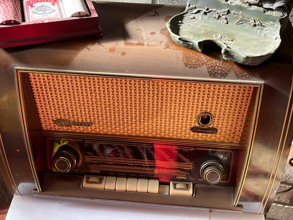 Oude radio, Audio, Tv en Foto, Radio's, Ophalen, Gebruikt