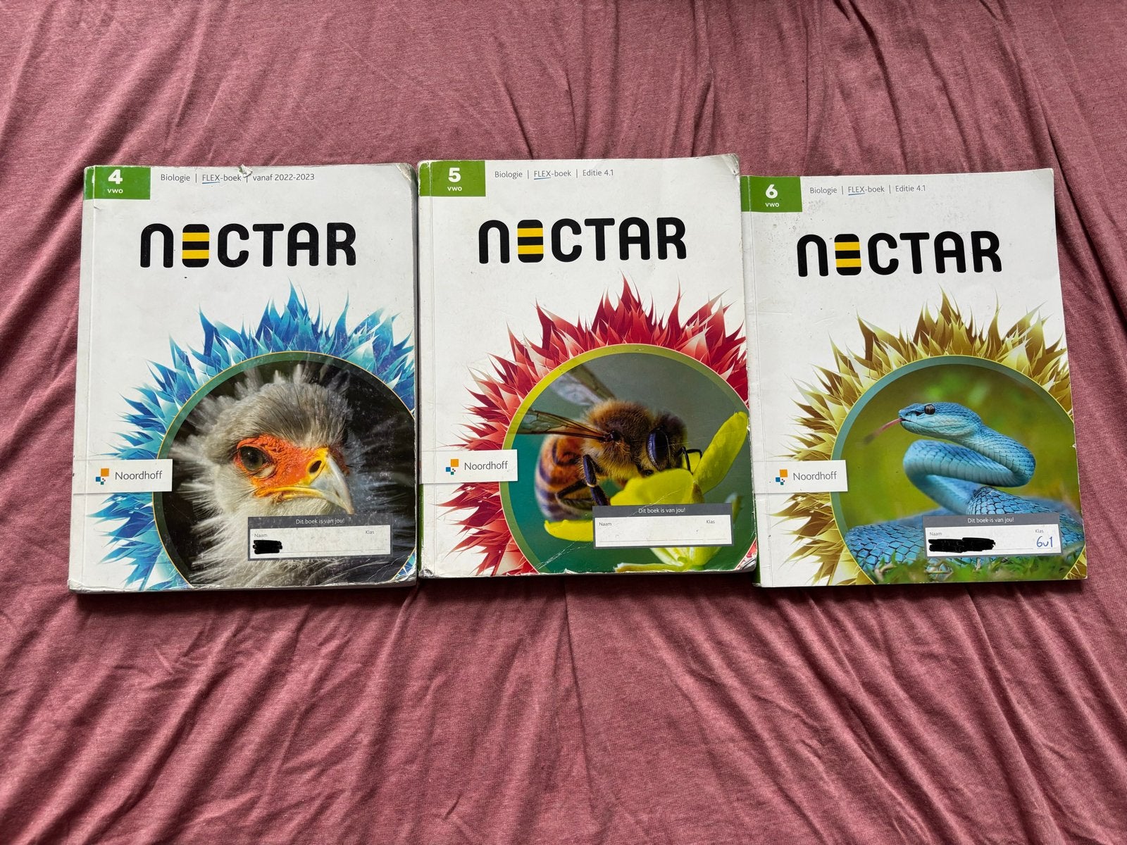 Biologie VWO Nectar boeken (klas 4, 5, 6), Ophalen of Verzenden, Beta, Gelezen, Overige niveaus