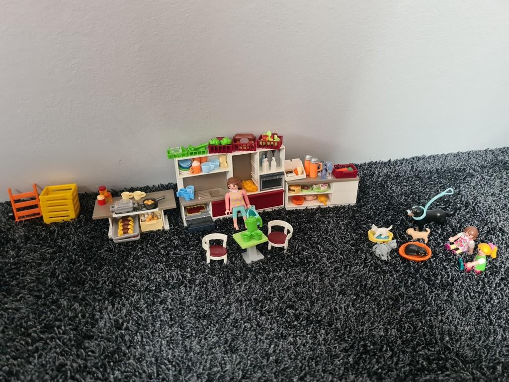 Playmobil leefkeuken 9269, Ophalen of Verzenden, Gebruikt