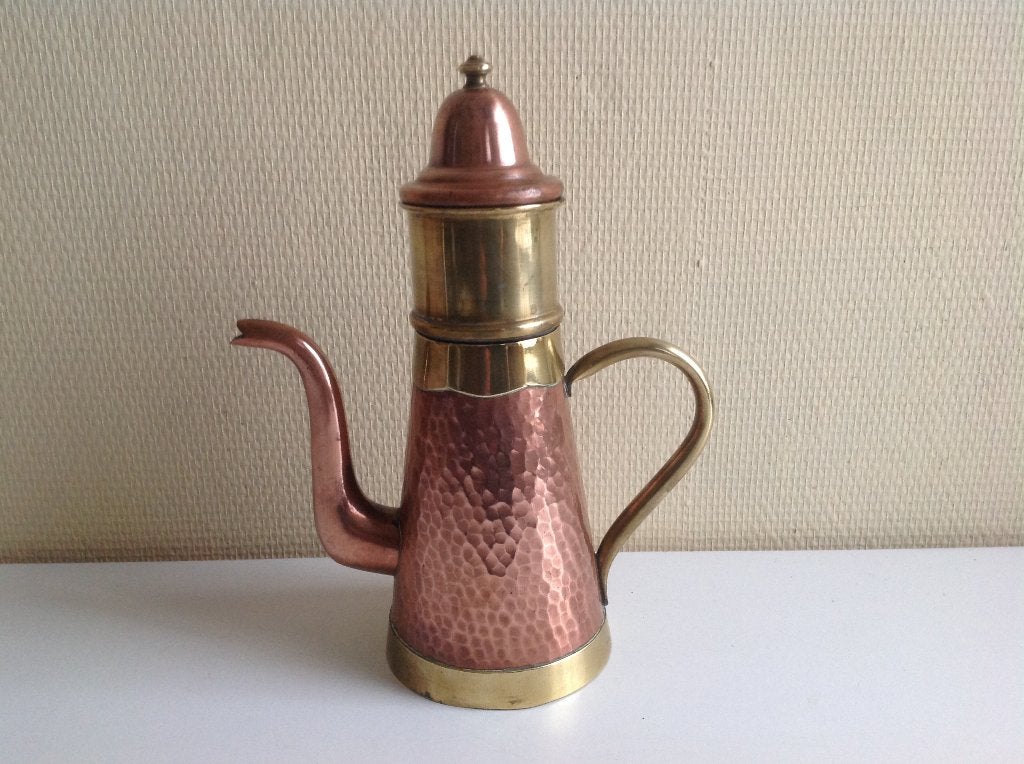 ANTIEKE  KOPEREN  KOFFIEKAN, Antiek en Kunst, Antiek | Koper en Brons, Ophalen of Verzenden, Koper