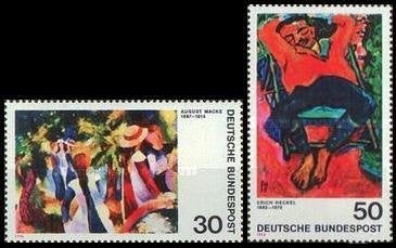 WEST DUITSLAND 1974 Schilderijen (II), Michel: 816-17, Postf, Verzenden, BRD, Postfris