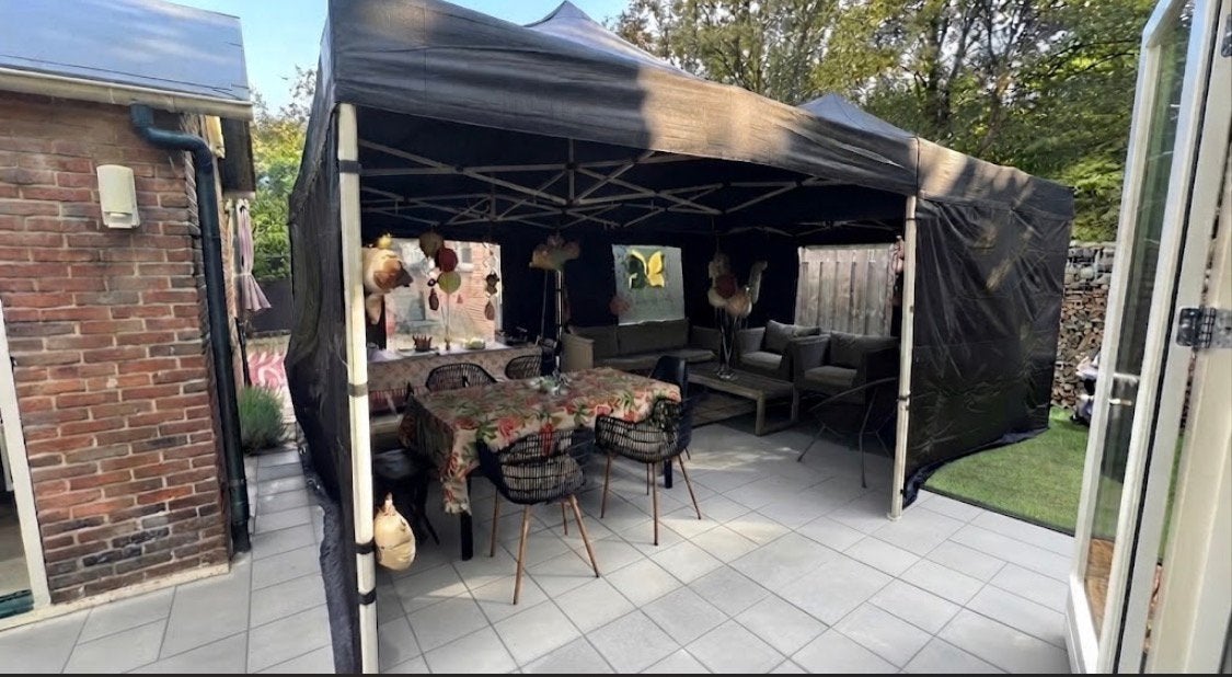 Te huur professionele easy up partytenten popup biertafel, Ophalen, Gebruikt, Opvouwbaar, Partytent