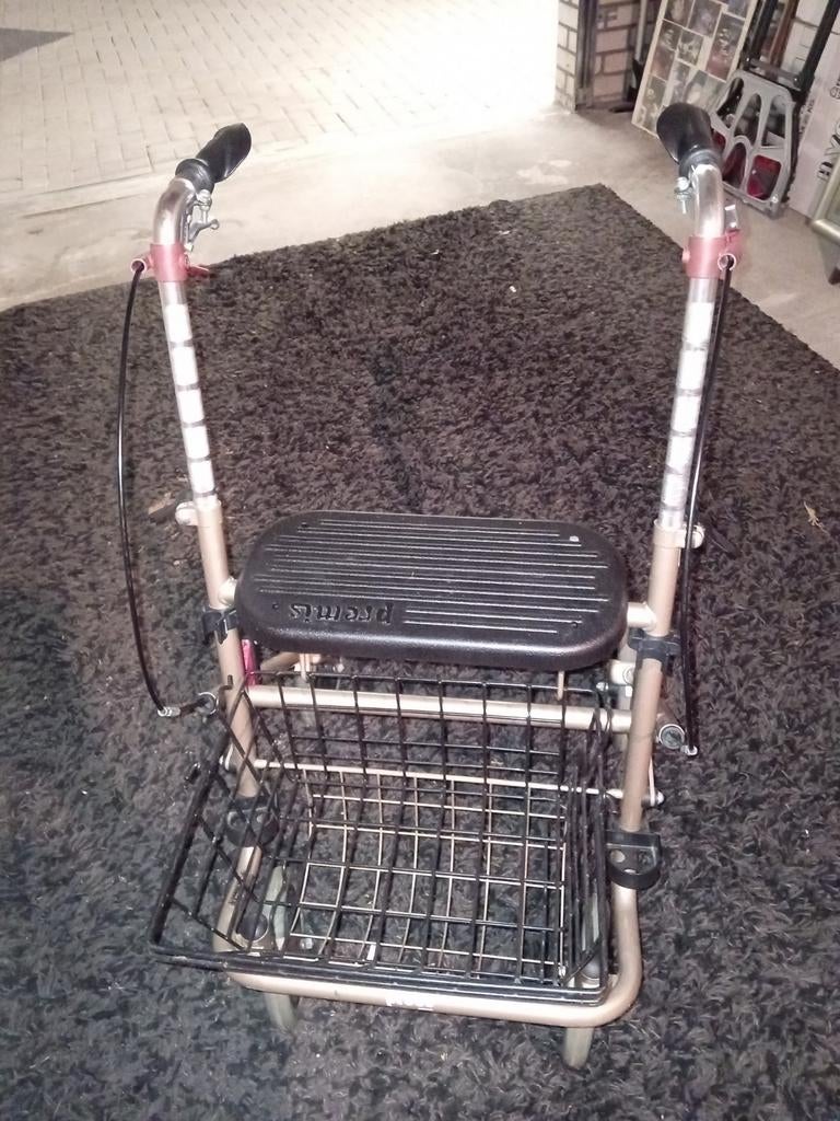 Goudkleurige rollator., Diversen, Ophalen, Zo goed als nieuw